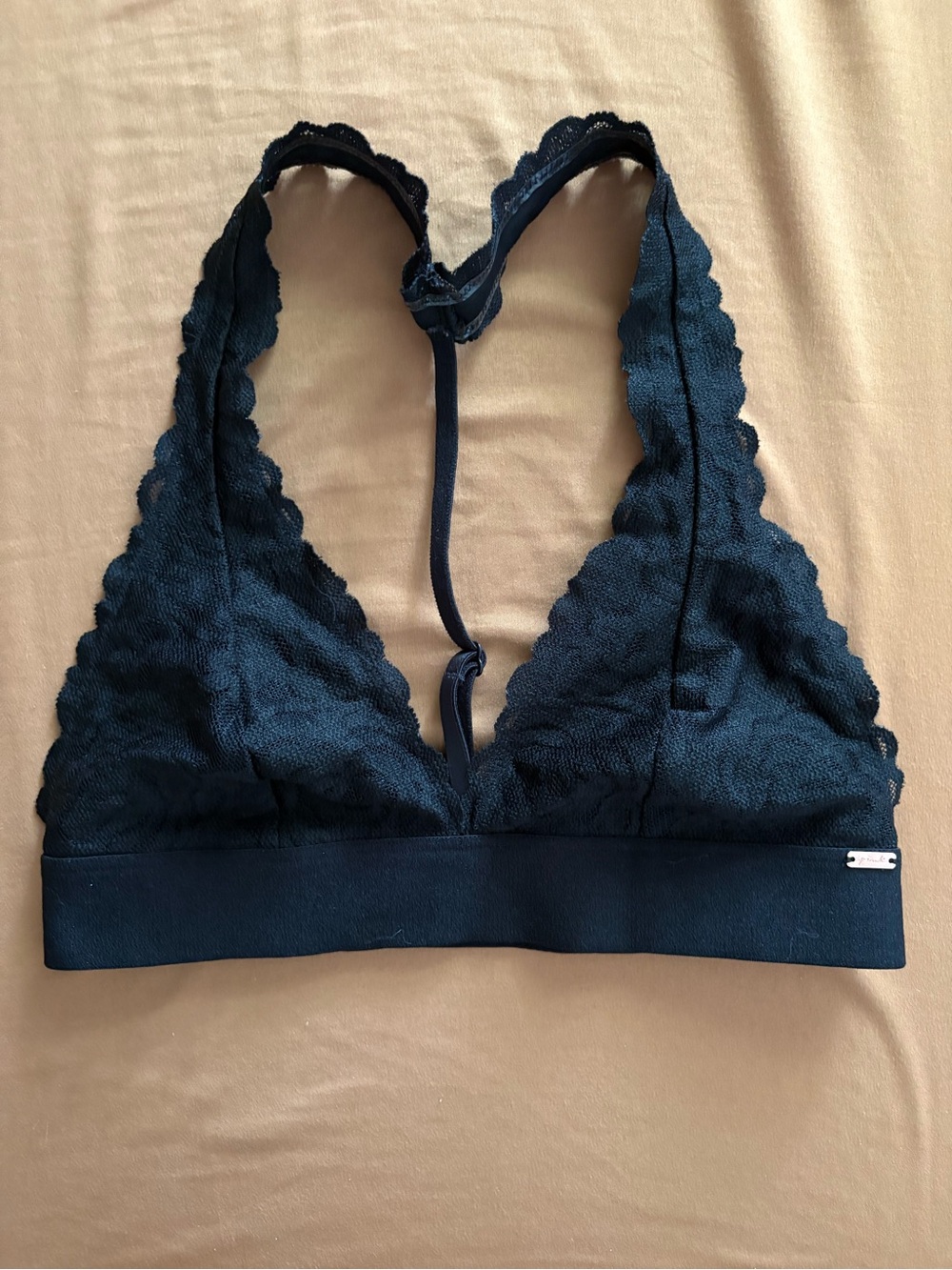 PINK Victoria’s Secret black lace bralette